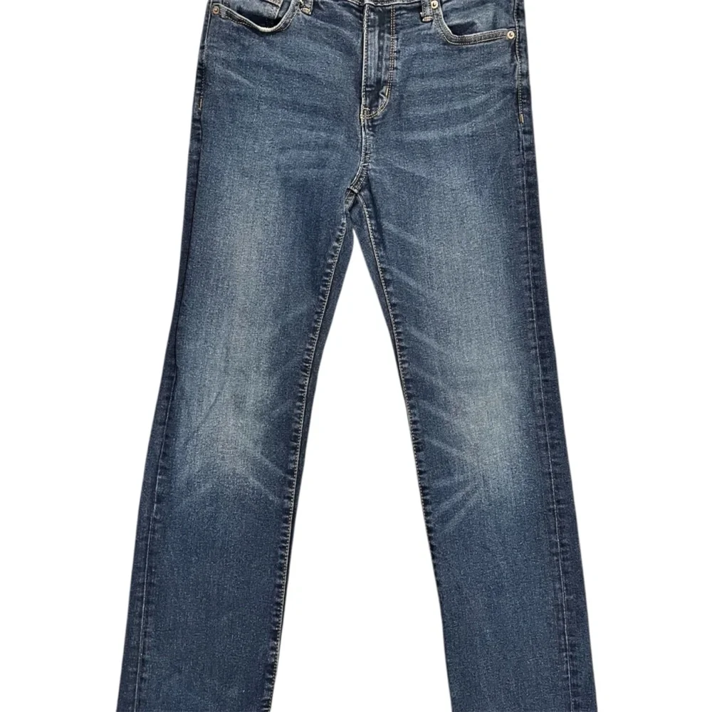 Two Pairs Boys Old Navy Dark Wash Straight Adjustable Waist Jeans Size 16 VGUC